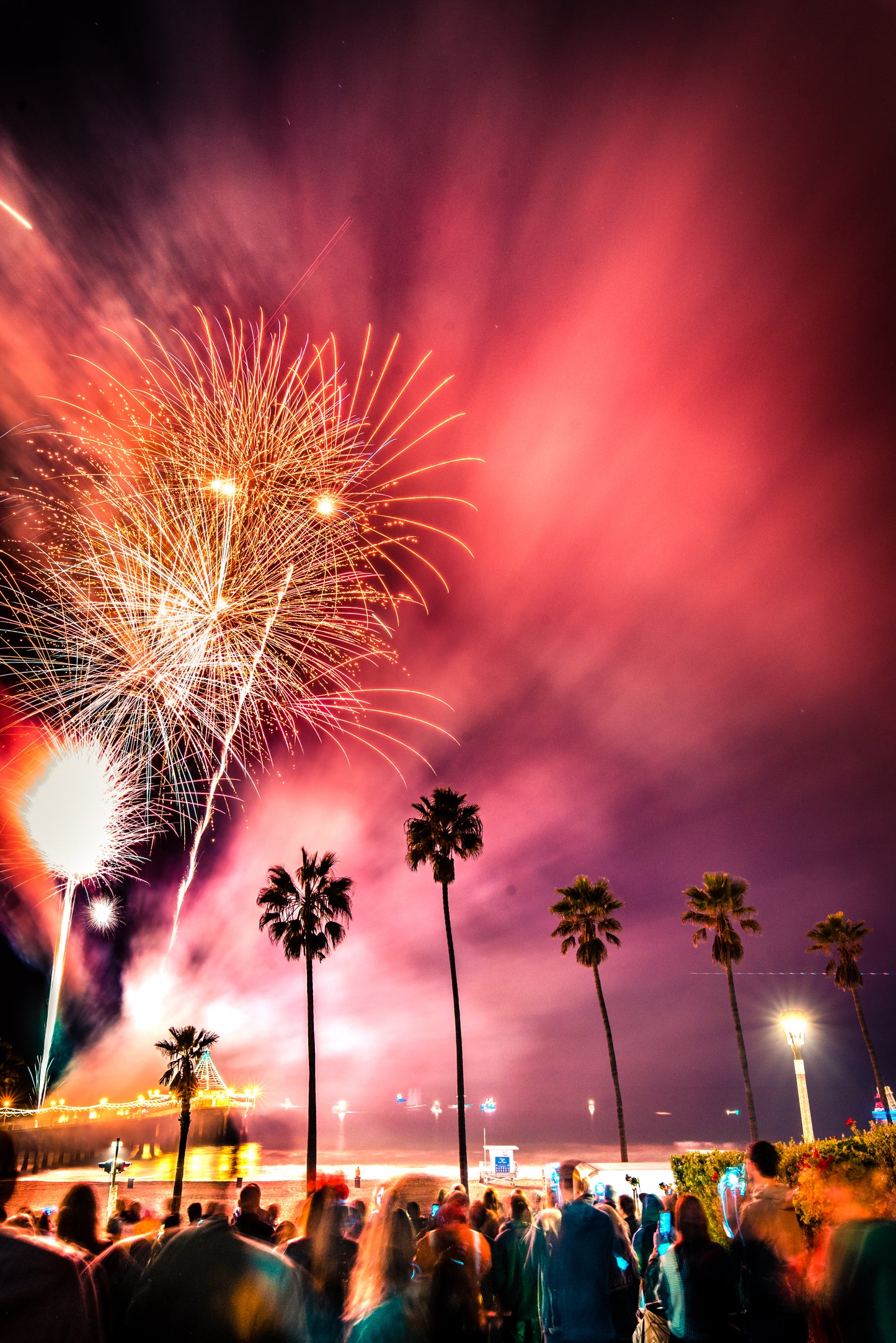 Fireworks Over Manhattan Beach