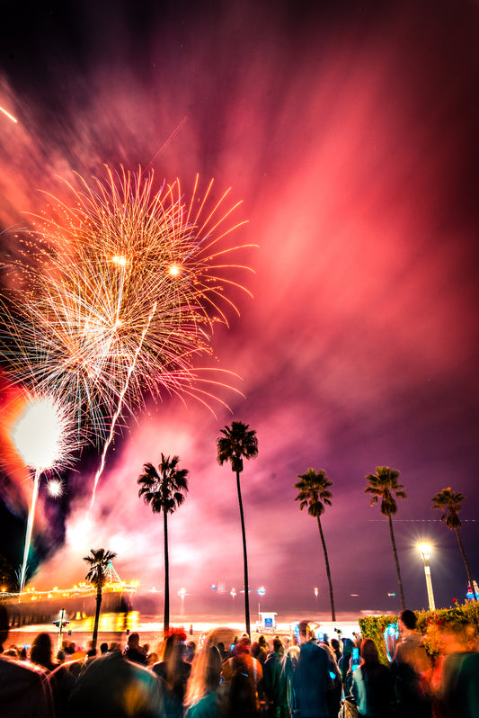 Fireworks Over Manhattan Beach